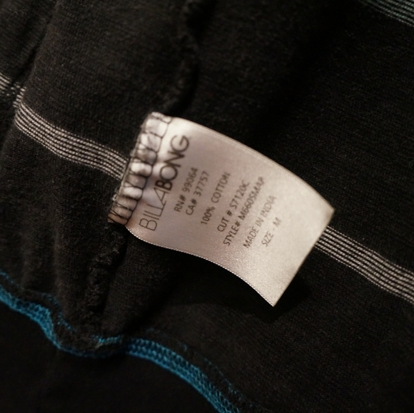 Cotton billabong zip up hoodie medium - Picture 7 of 7